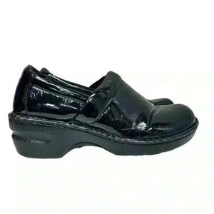 B.o.c. Vegan black leather narrow women sz 8